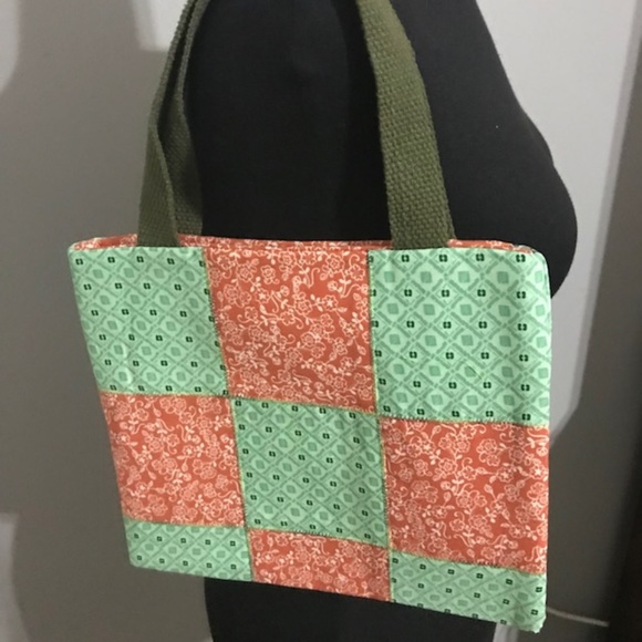 Handmade Small Girls Quilted Tote Bag - Picture 1 of 3